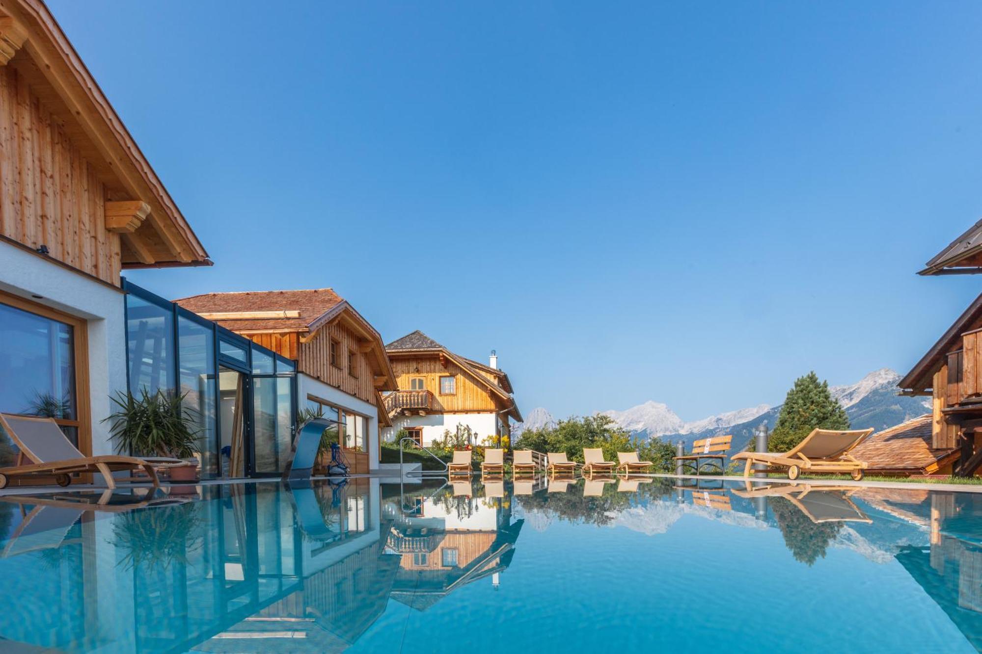 Almresort Baumschlagerberg Vorderstoder Bagian luar foto