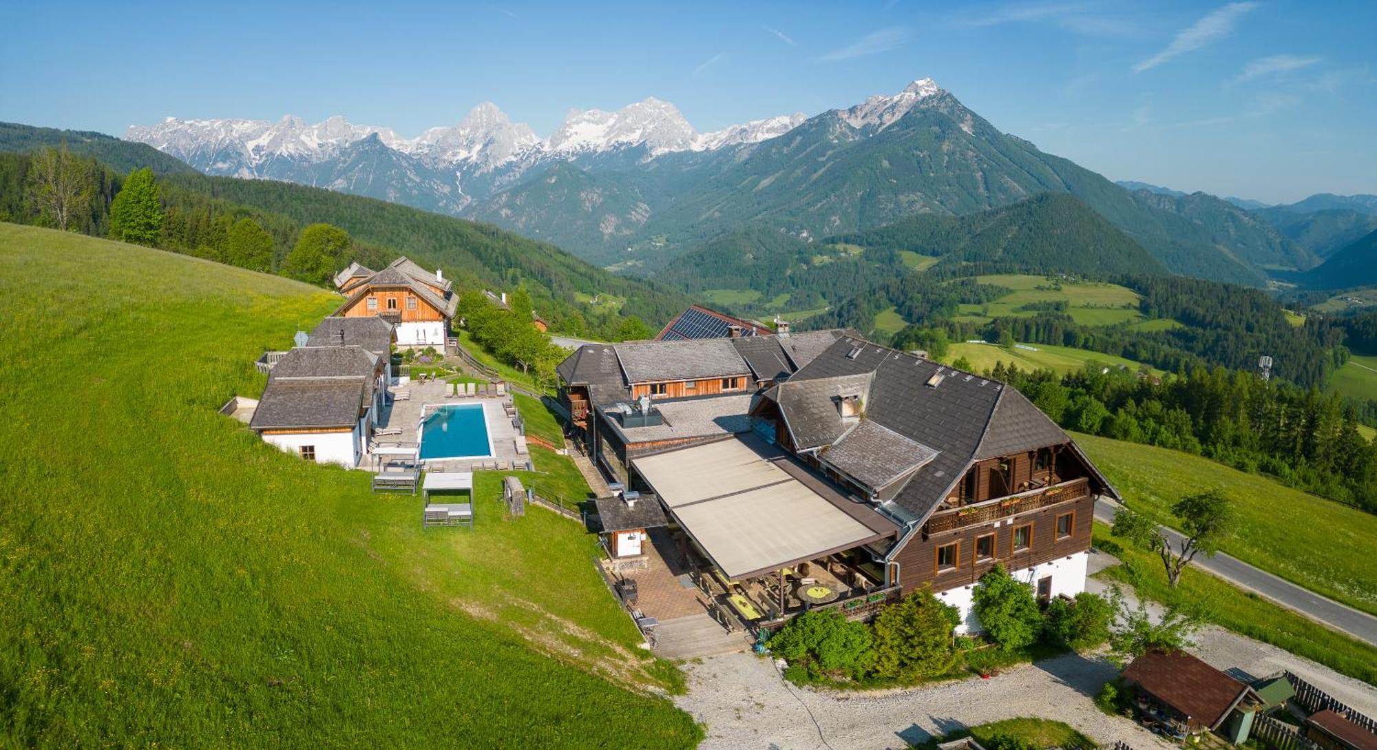 Almresort Baumschlagerberg Vorderstoder Bagian luar foto